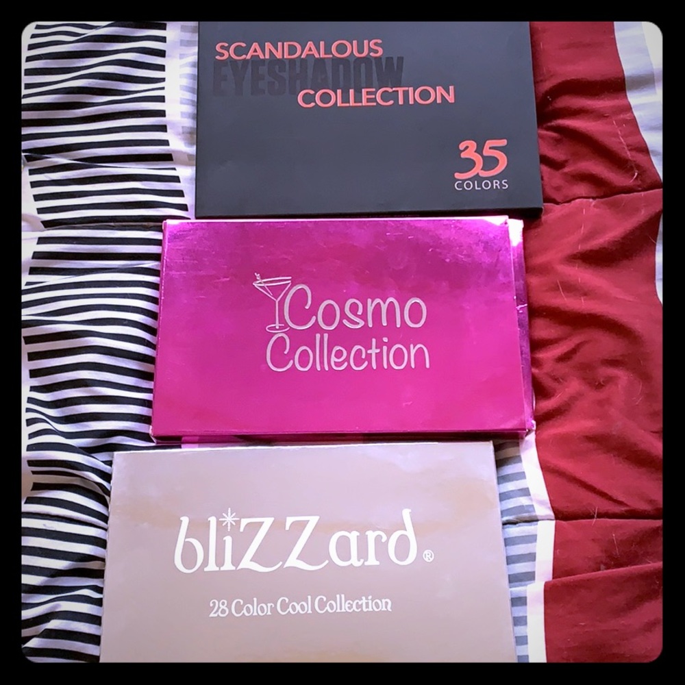 Eyeshadow collections three different pallets